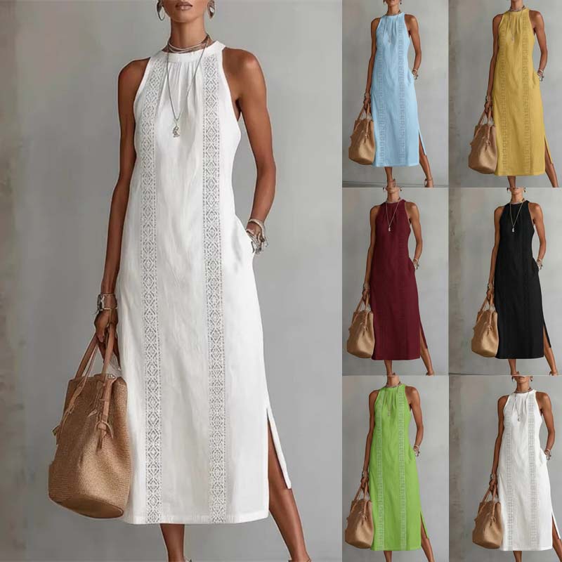Women's 2026 Spring Summer Halter Neck Sleeveless