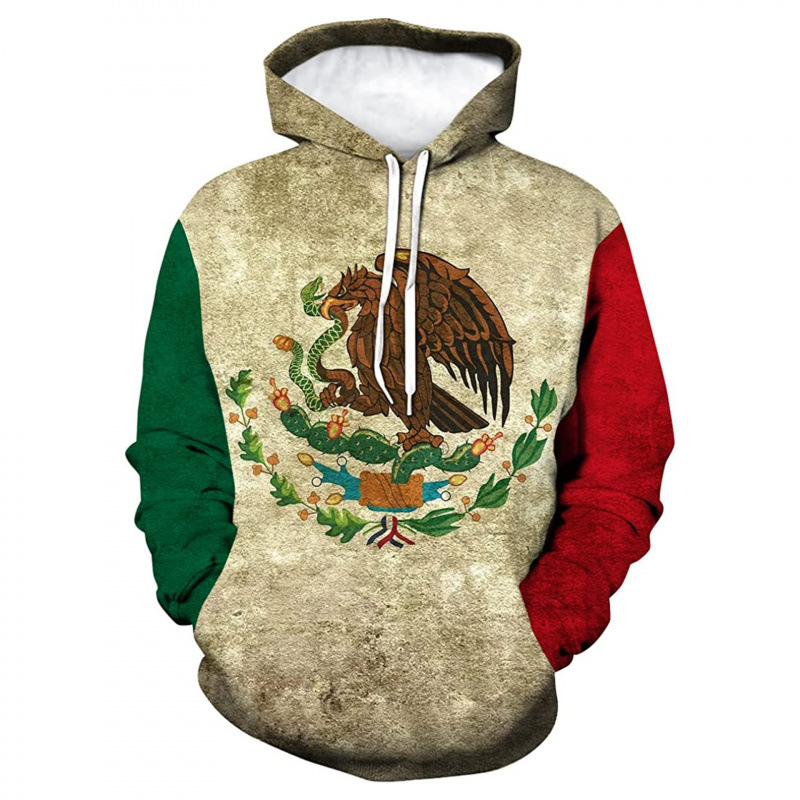 New Mexico Elements 3D Digital Printing Hoodie Couple Baseball