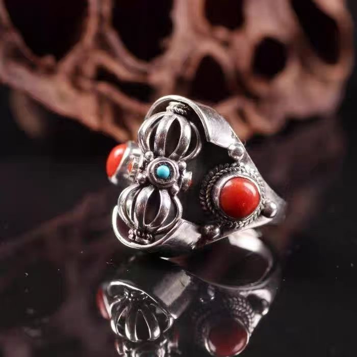 New Xizang-Style Vajra Heavy-Duty Ring