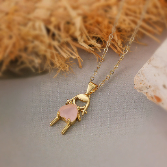 Gold-Plated Pendant Necklace, picture 4 of 4
