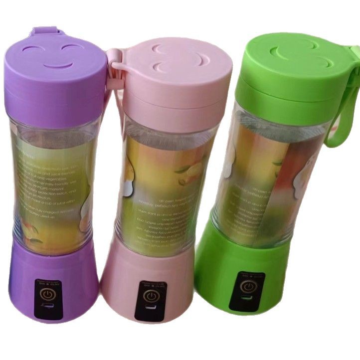 Juicer Cross-border Portable USB Rechargeable Juice Cup Multifunctional Juicer Household Electric 6-knife Juice Cup