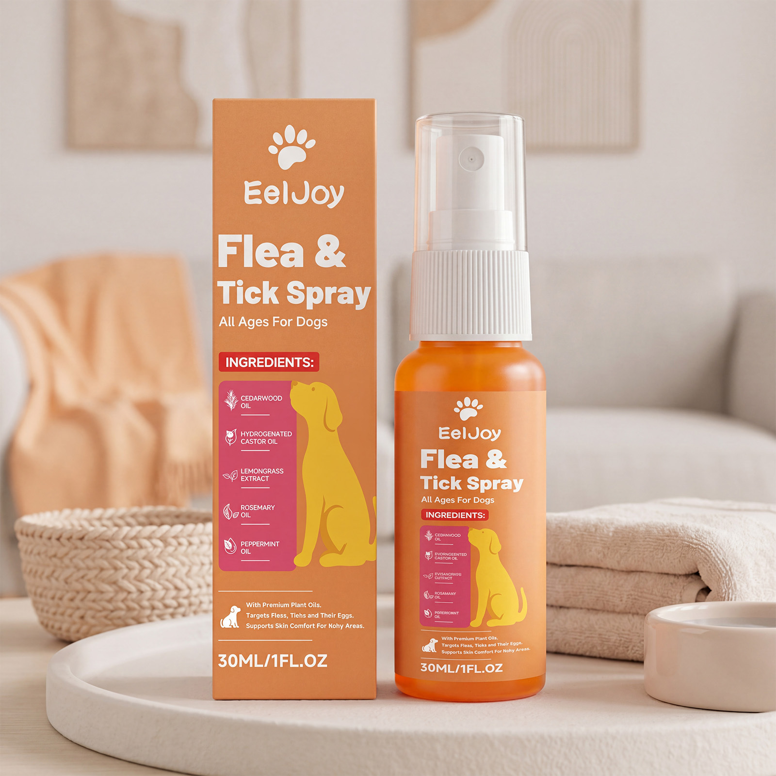 Eeljoy Dog Flea And Tick Spray Gentle