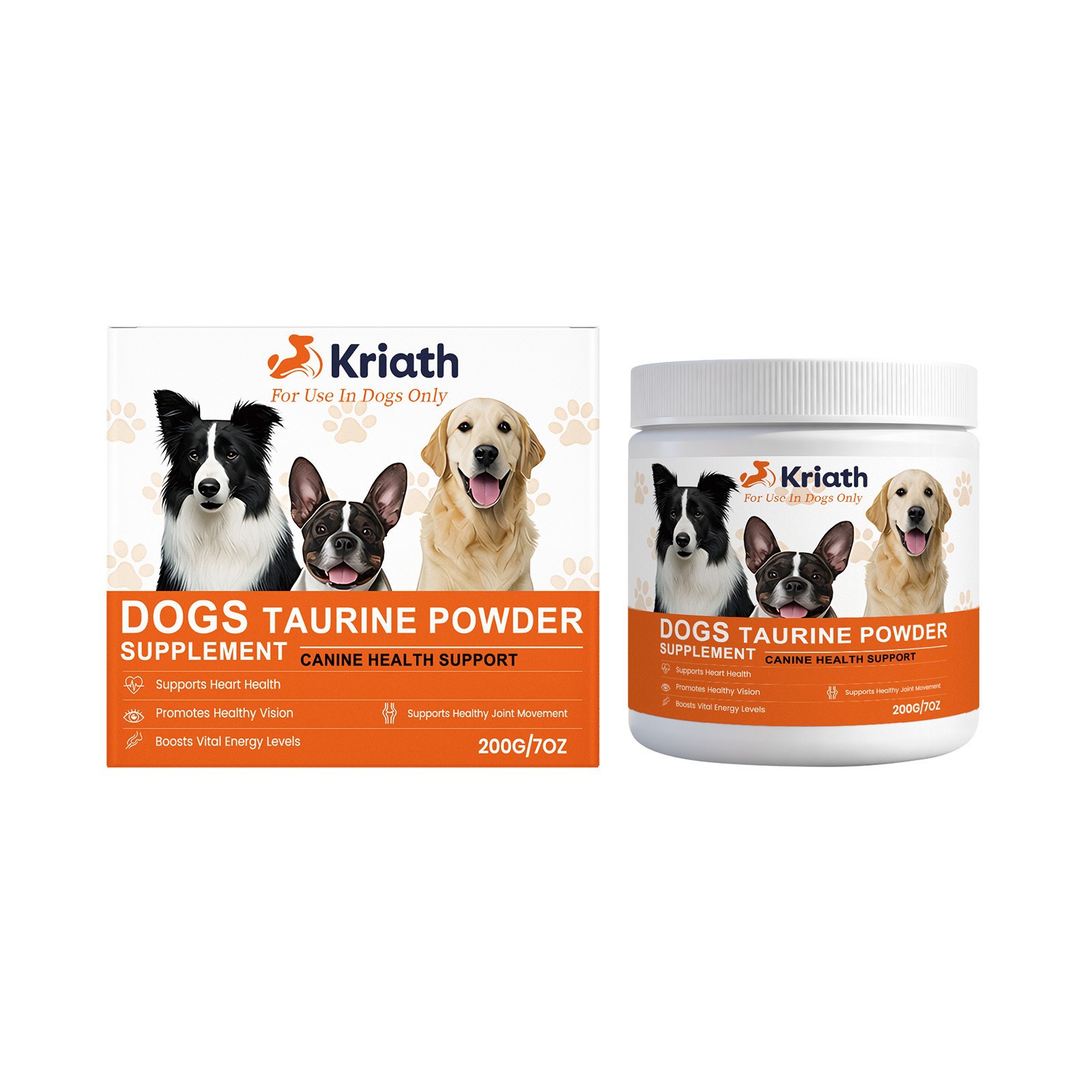 Kriath Taurine Powder Supplement