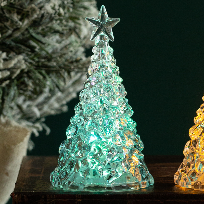 Árbol de Cristal Luminoso detalle