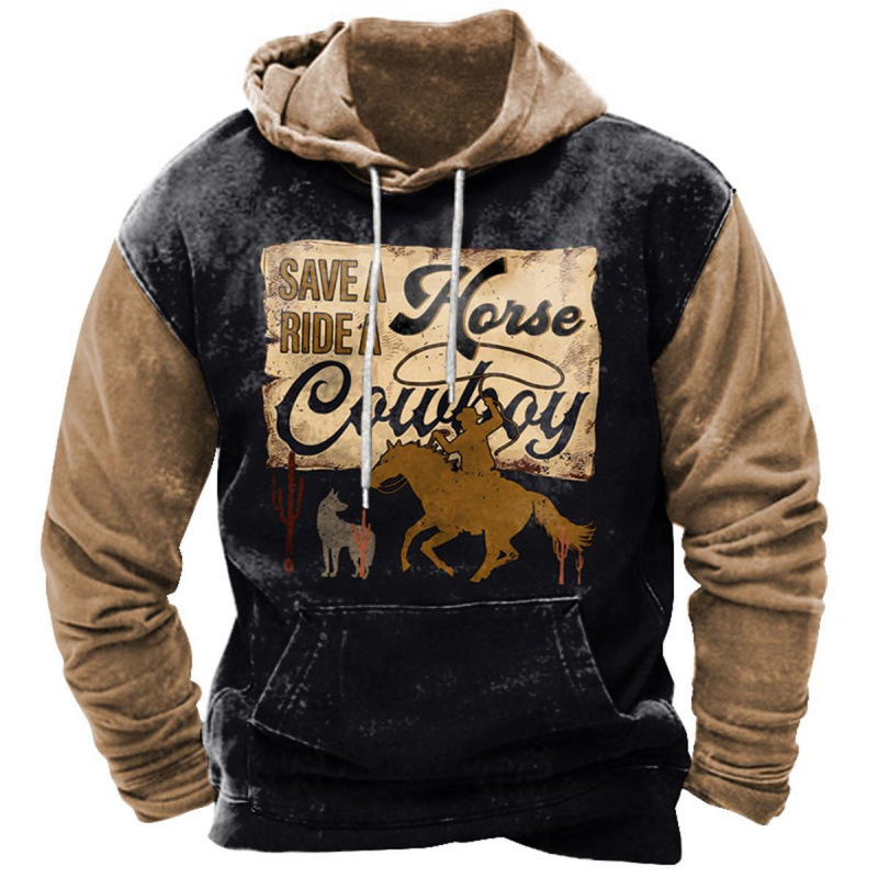 Spring and Autumn Hot Sweater Men's Street Trend Viking