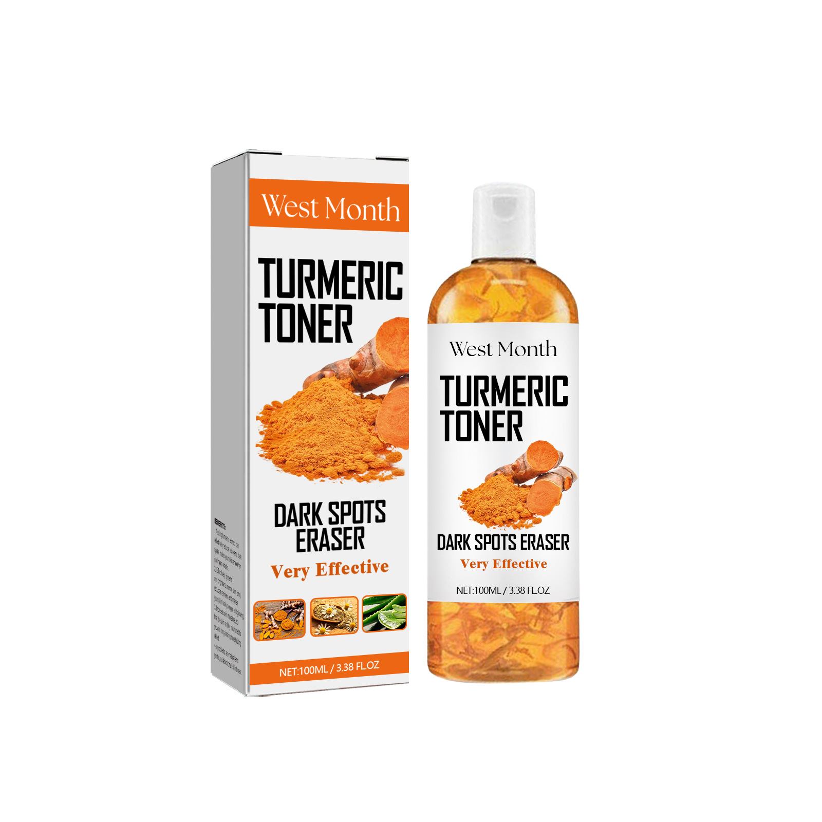 West&Month Anti-Darkness Turmeric Toner Deeply Hydrating, Elasticizing, Moisturizing, And Nourishing Facial Skin Toner