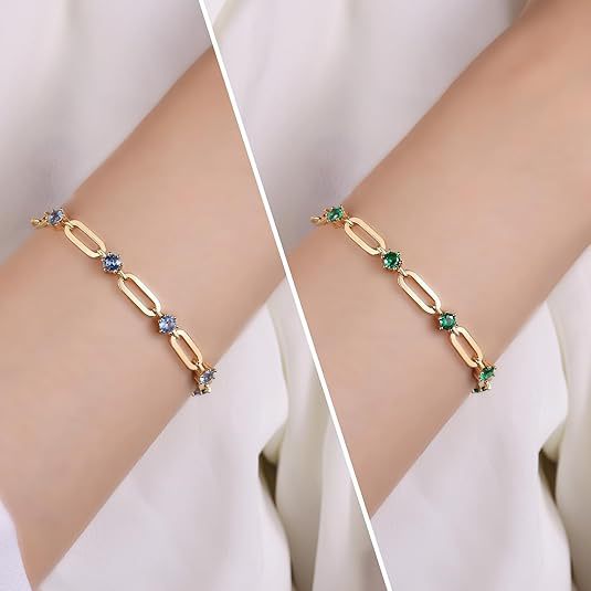 European And American Style Minimalist Bracelet, Brass Electroplated With 18K Real Gold, 2024 Summer Chain, Light Luxury Style