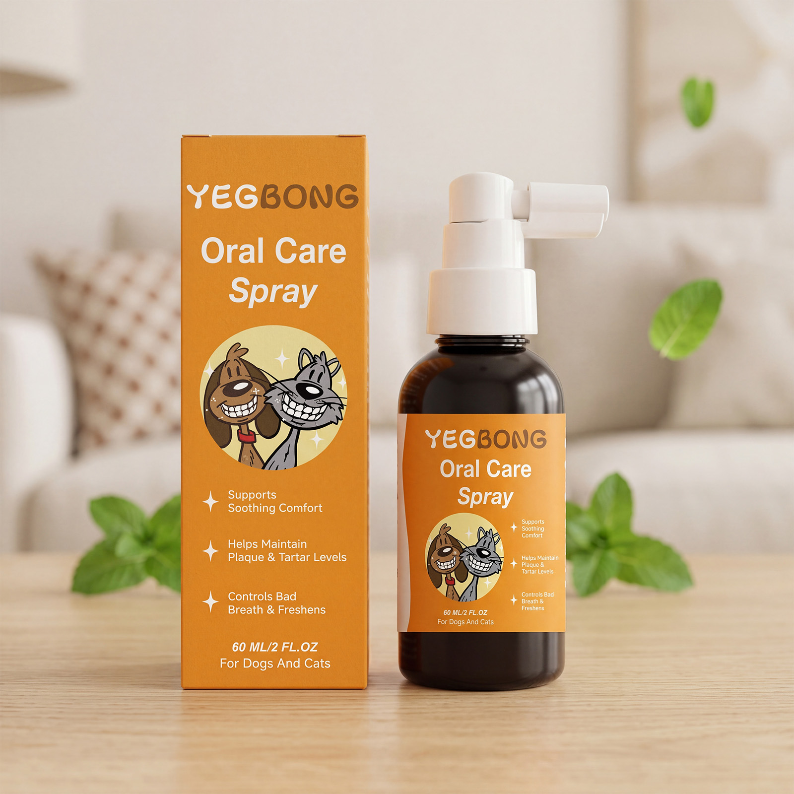 Yegbong Pet Oral Care Spray Gentle