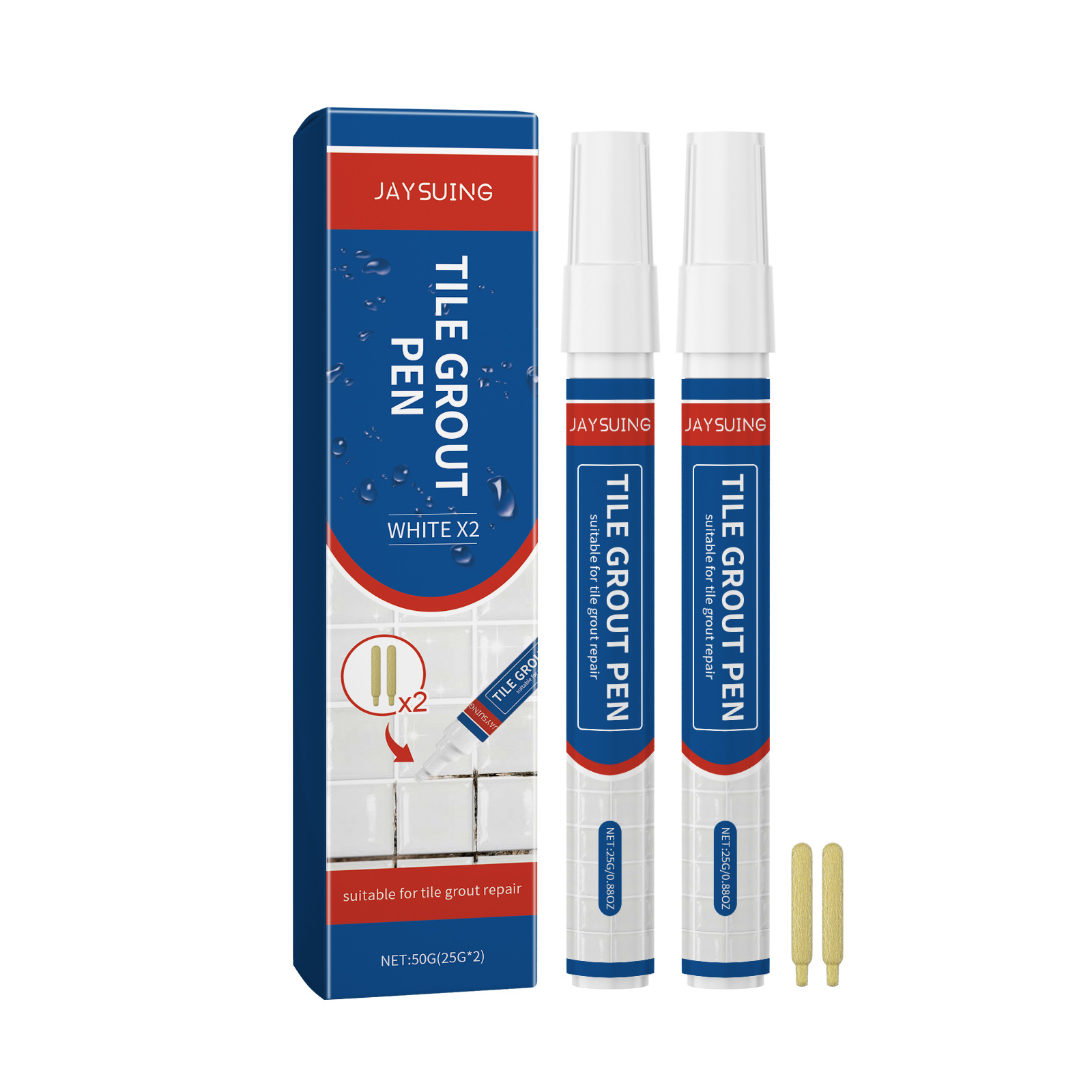 Jaysuing Tile Grout Pen Is Waterproof Mildew-Proof