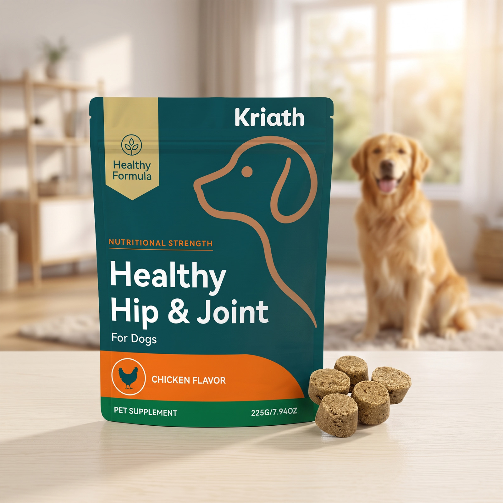Dog Nutrition Chewable Tablets Gentle Care Joints