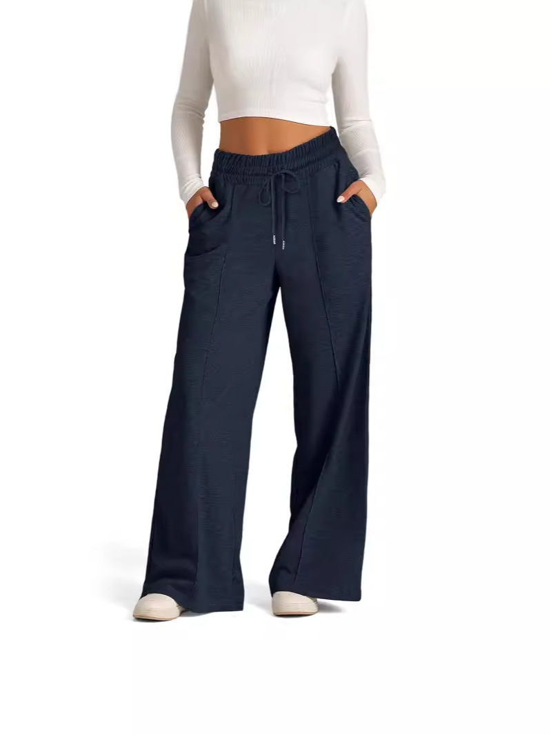 Drawstring Wide-Leg Pants, picture 4 of 10