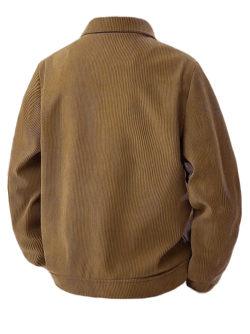 Men's Corduroy Button-Up Overshirt | Casual Workwear detail image 20