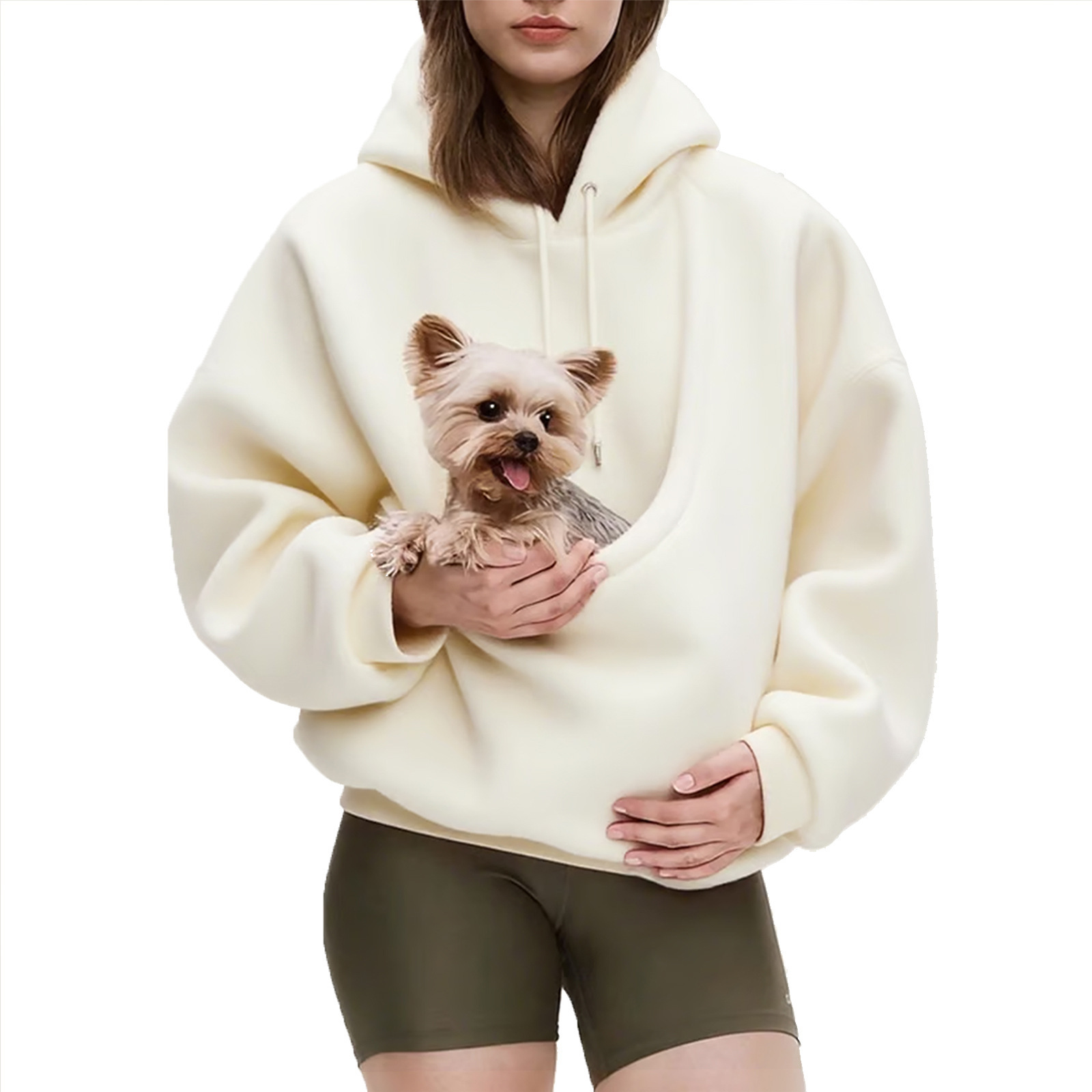 Hooded Plush Pet Jumper