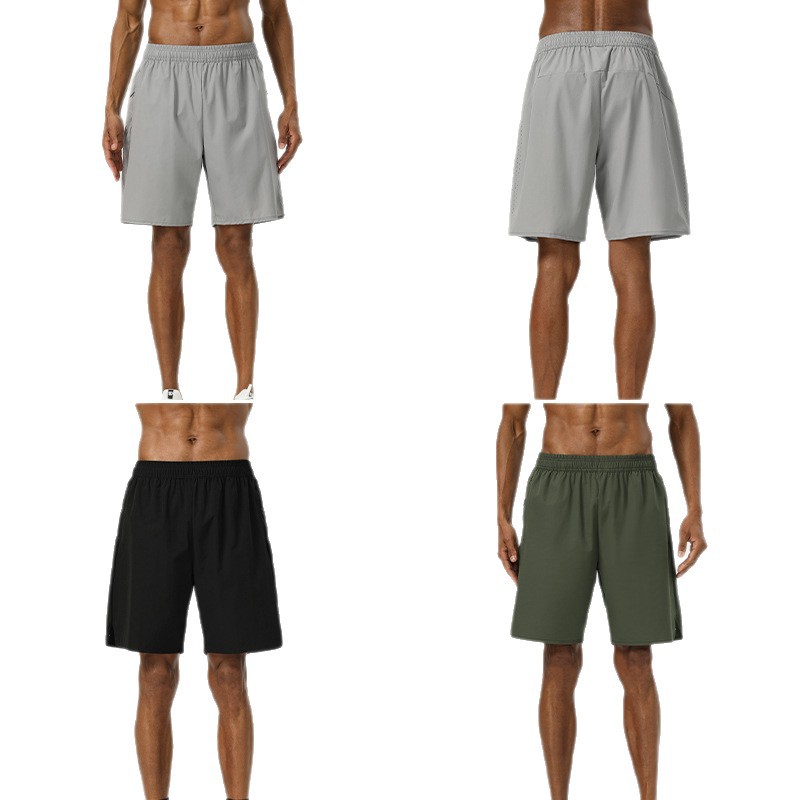 Training Quick-Drying Shorts, Men's Elastic Casual Sports Pants, Men's Fitness Quick-Drying Breathable Marathon Shorts
