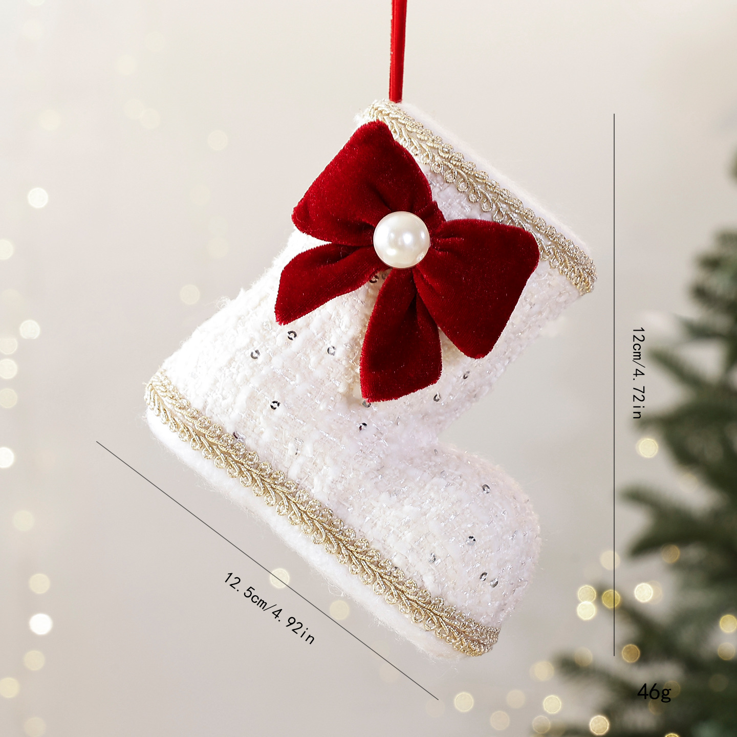 Christmas Stocking Hanging Ornaments, picture 3 of 5