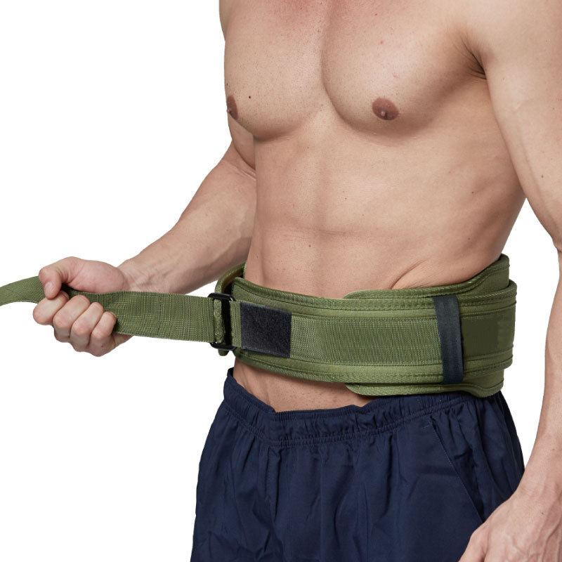 Fitness Belt Sports Belt Men's Squat Strength Training Pressurized EVA Hard Pull Mechanical Weightlifting Belt 4