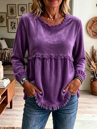 European And American Casual Fashion Loose Lace
