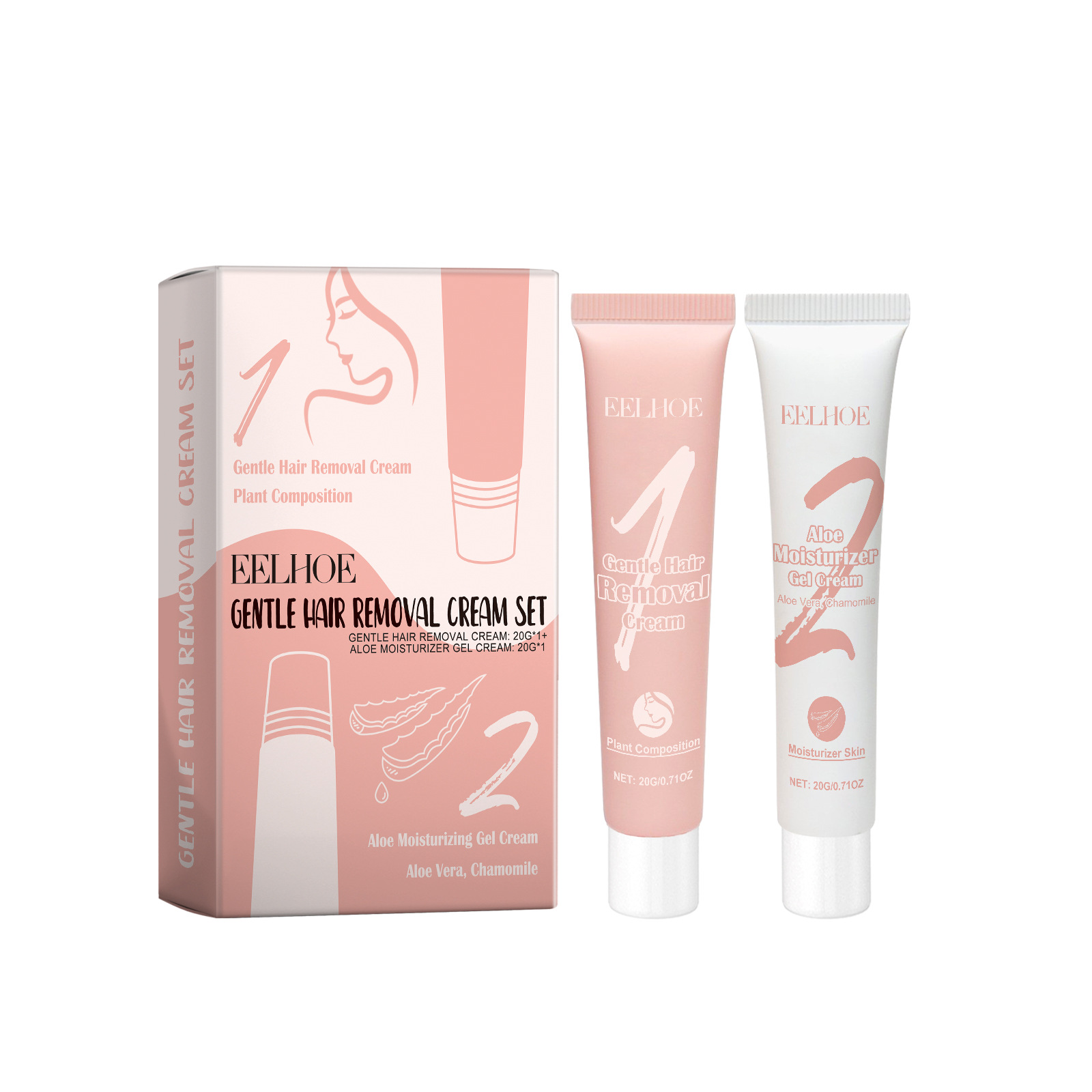 Gentle Moisturizing Hair Removal Set Men's And Women's Lip Hair Removal Hand Hair Gentle Care