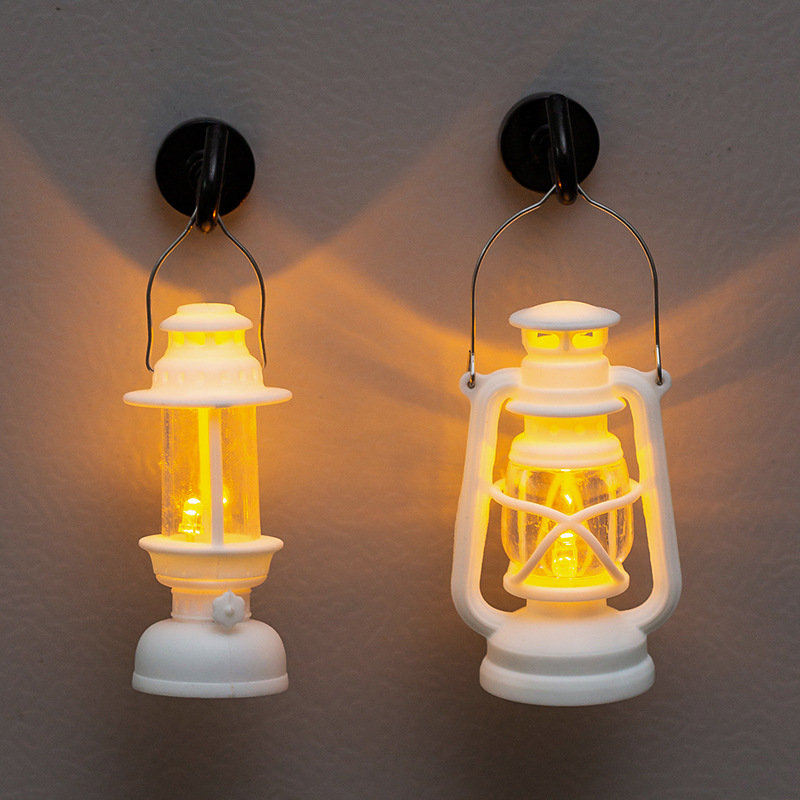 Mini Retro Kerosene Lamp Stickers