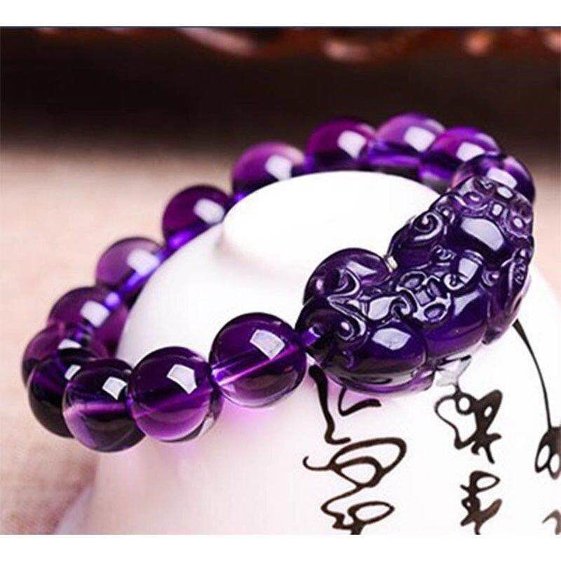Live Broadcast Popular Amethyst Pixiu Bracelet Bead