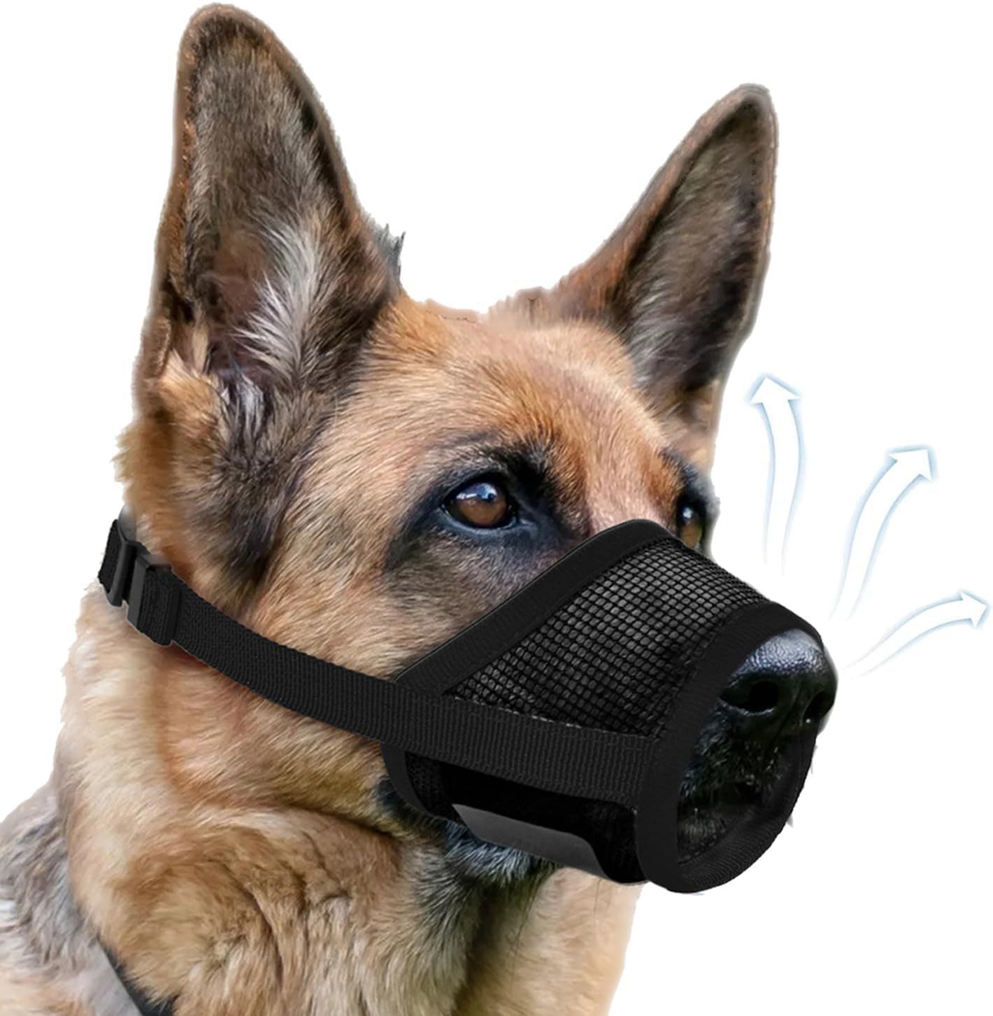 Bozal para perros, máscara para perros que evita que muerdan, ladren y coman, bozal para perros de tamaño mediano, bozal para perros, artículos para mascotas