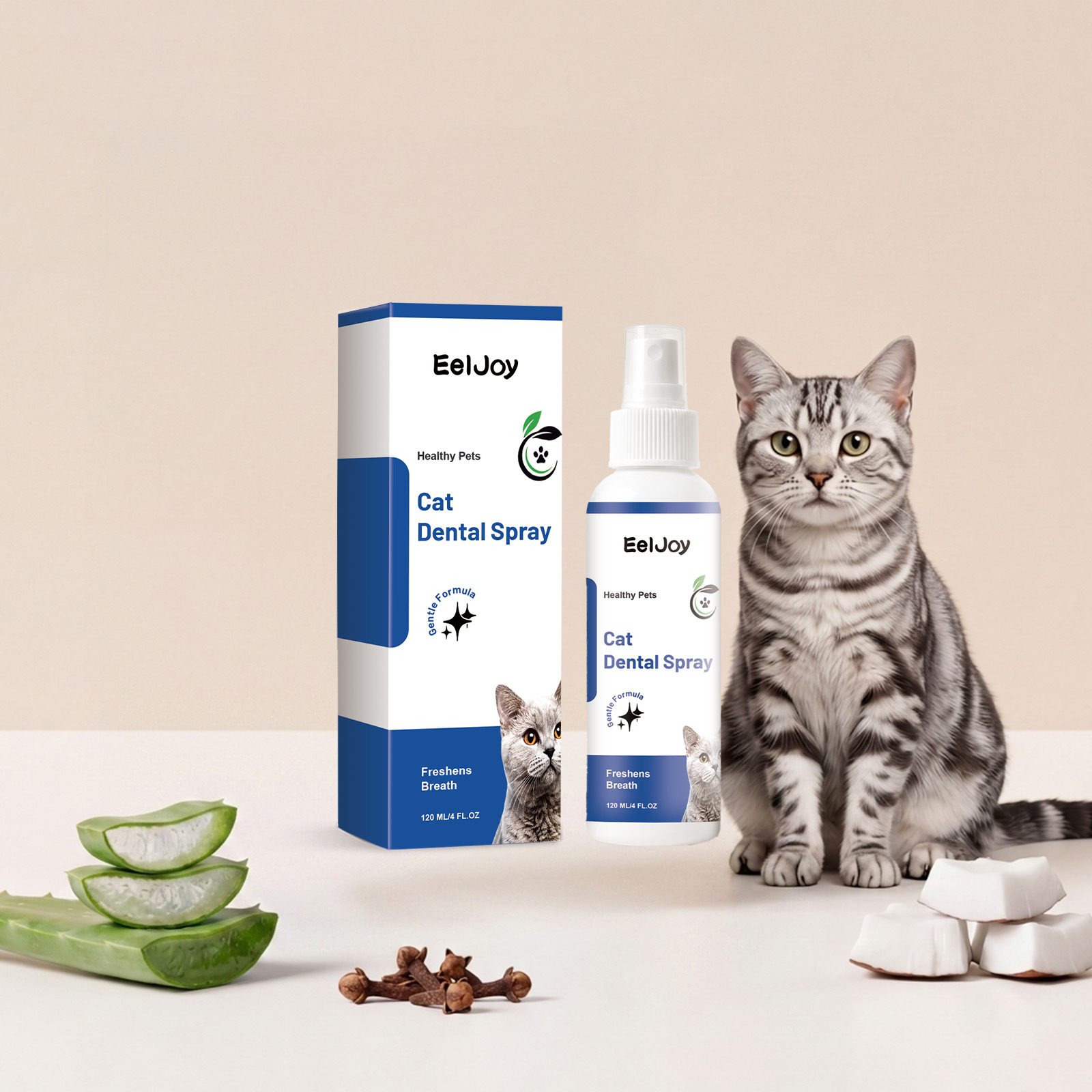 Eeljoy Cat Dental Spray Gentle Cleaning