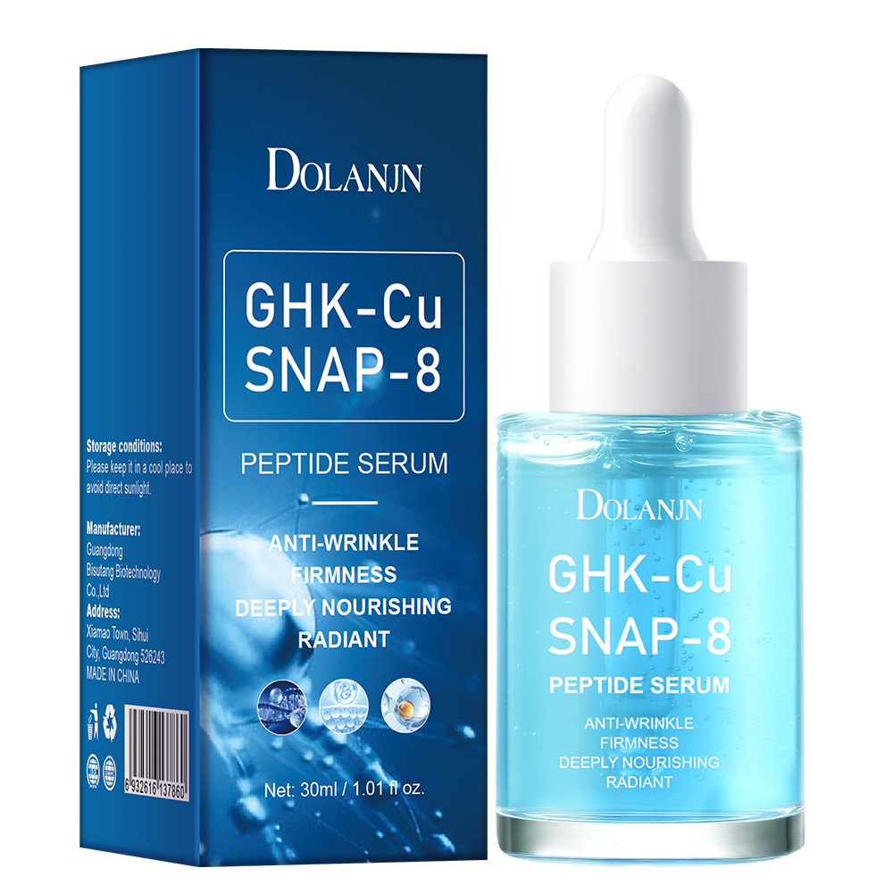 Cross-Border Blue Copper Peptide Anti-Aging Essence, Multi-Peptide Repair, Fade Fine Lines, Firming Serum, Foreign Trade Skin Care Products, Amazon image 3