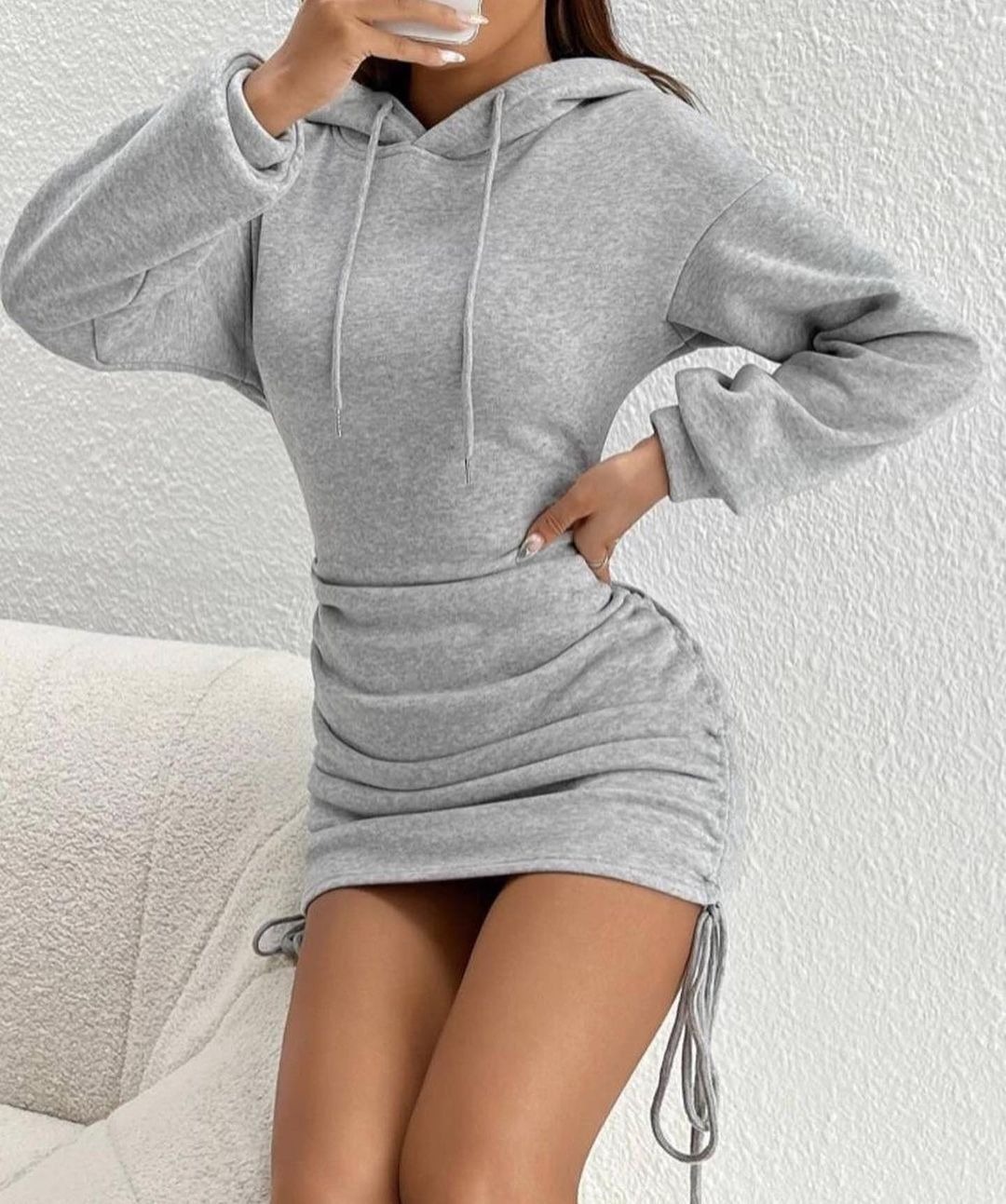 Women's ruched dress supplier reference image 7