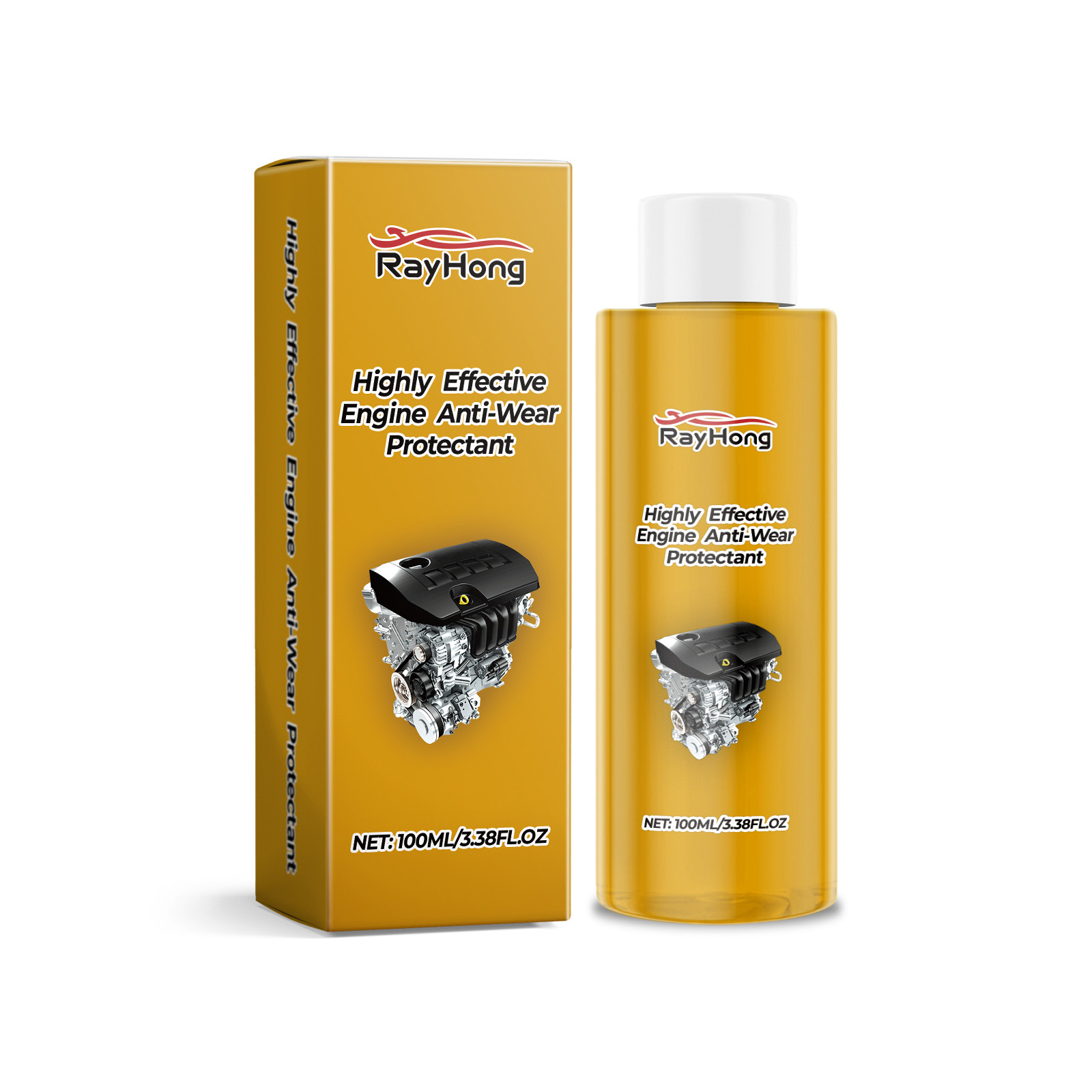 Cross-Border Rayhong Engine Anti-Wear Protectant, Anti-Rust, Noise Reduction, Extended Engine Life, Friction Reduction Protectant