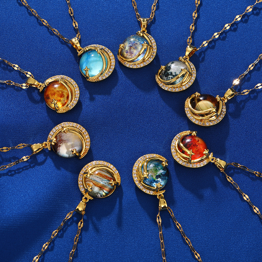 Star Necklace Women's Retro Pendant Light Luxury Niche High-end Clavicle Chain Creative Fashion Yiwu Jewelry Wholesale