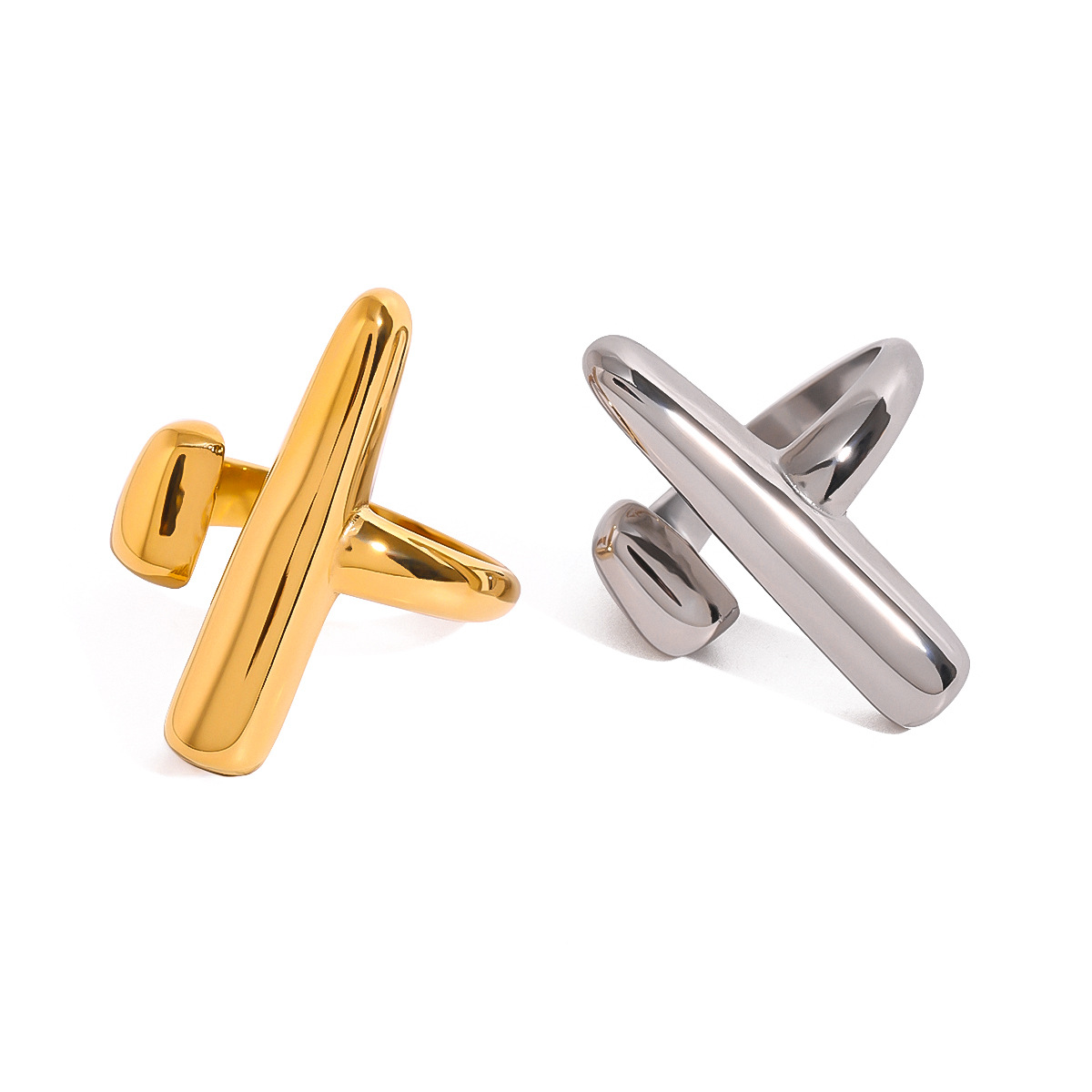 French Light Luxury Fashion 18k Gold Stainless