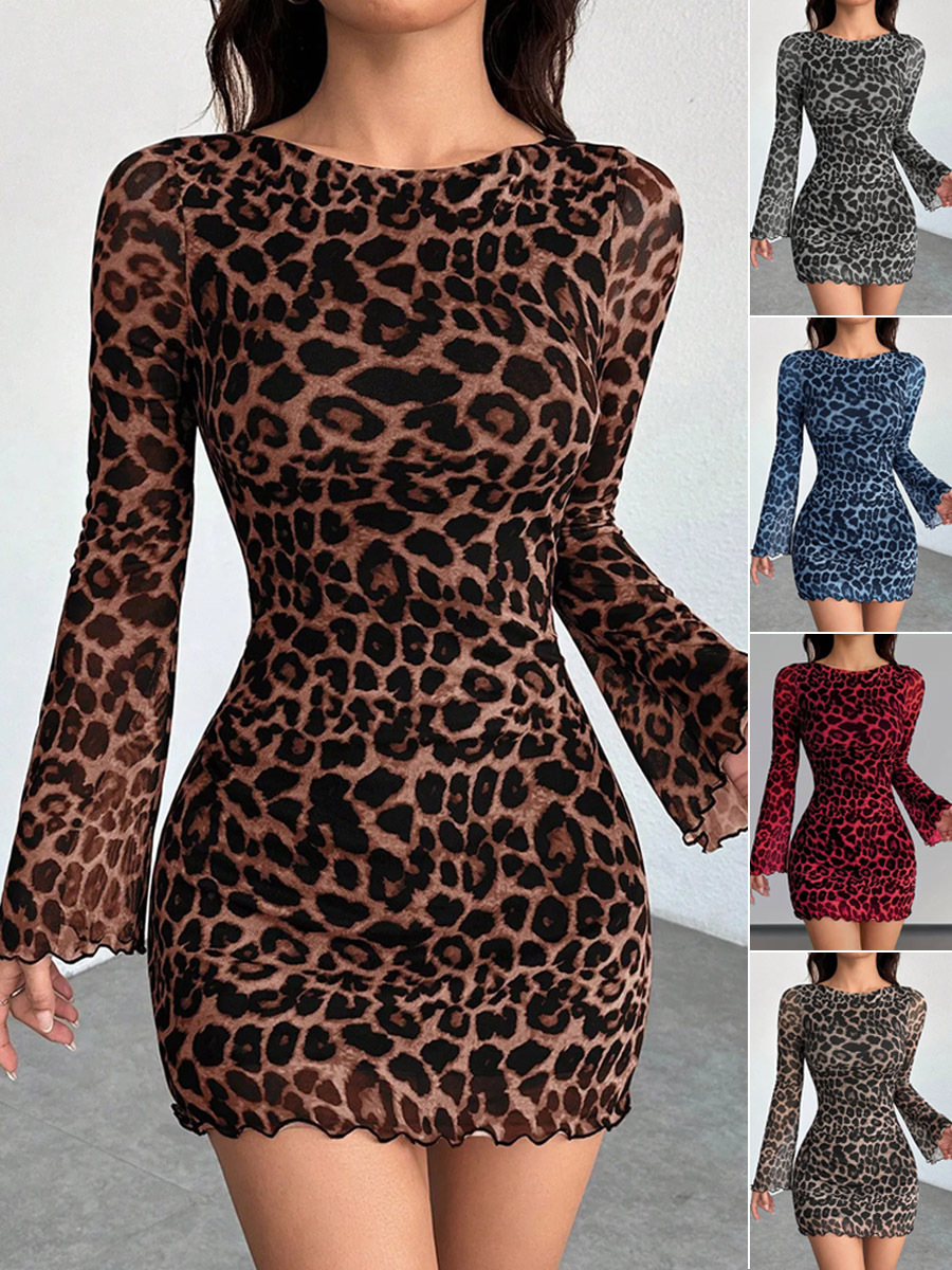 European And American Women's Clothing Leopard Print