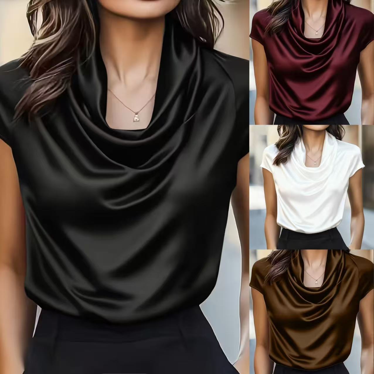 2026 Women's New Swinging Collar Pendant Short