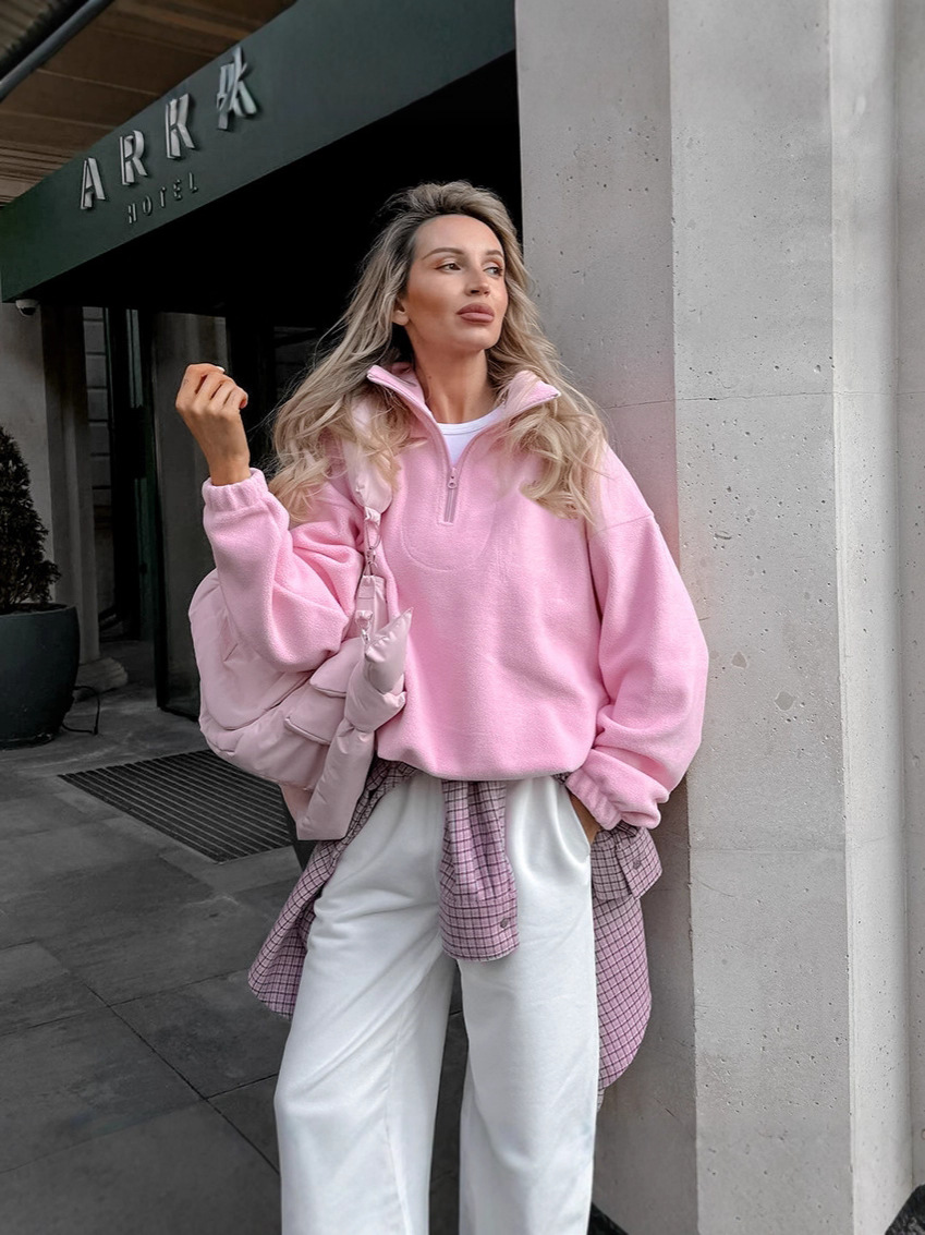 Autumn and Winter New Style Cashmere Loose Lapel Pullover