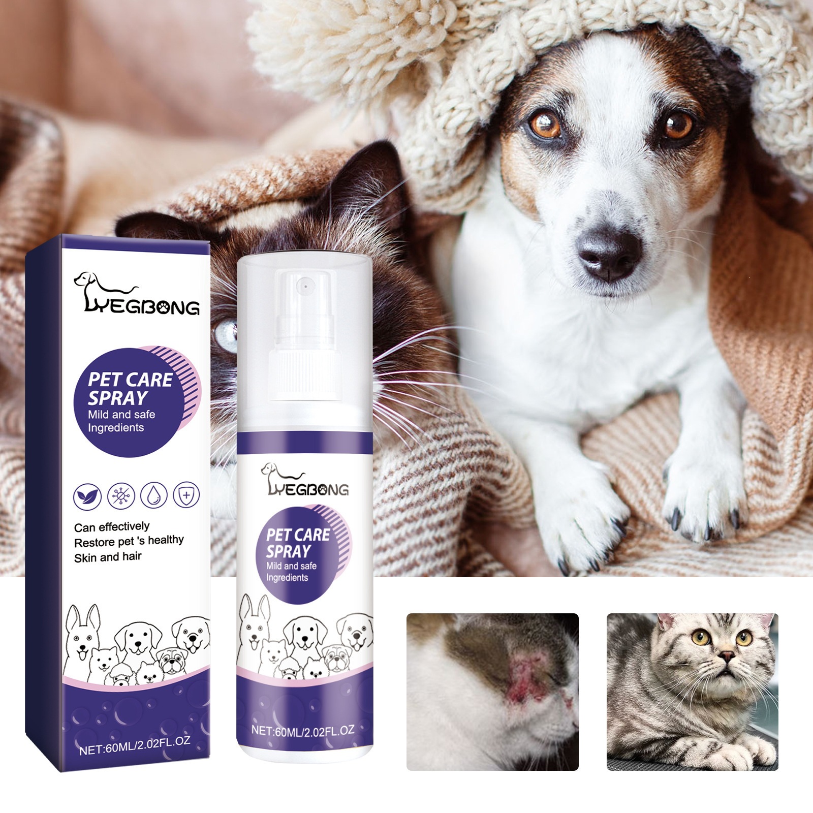 Yegbong Pet Care Spray Cat And Dog