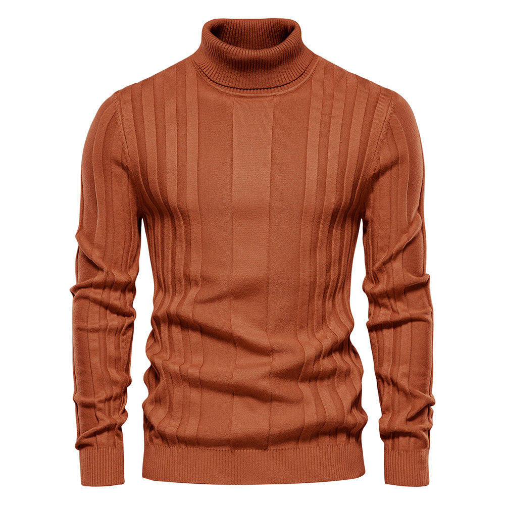 High-Neck Knit Pullover, picture 5 of 8