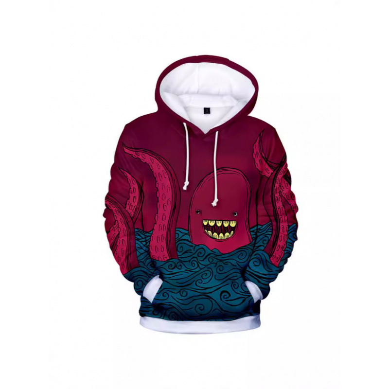 New 3d Printing Sweater Overseas Hinton Game Hoodie Europe