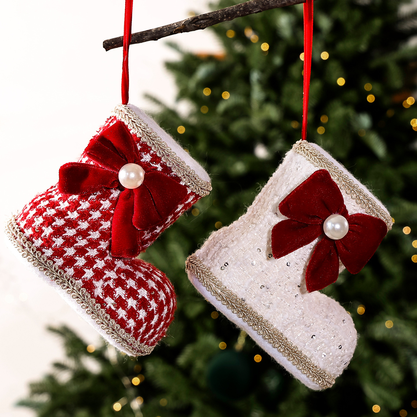 Christmas Stocking Hanging Ornaments