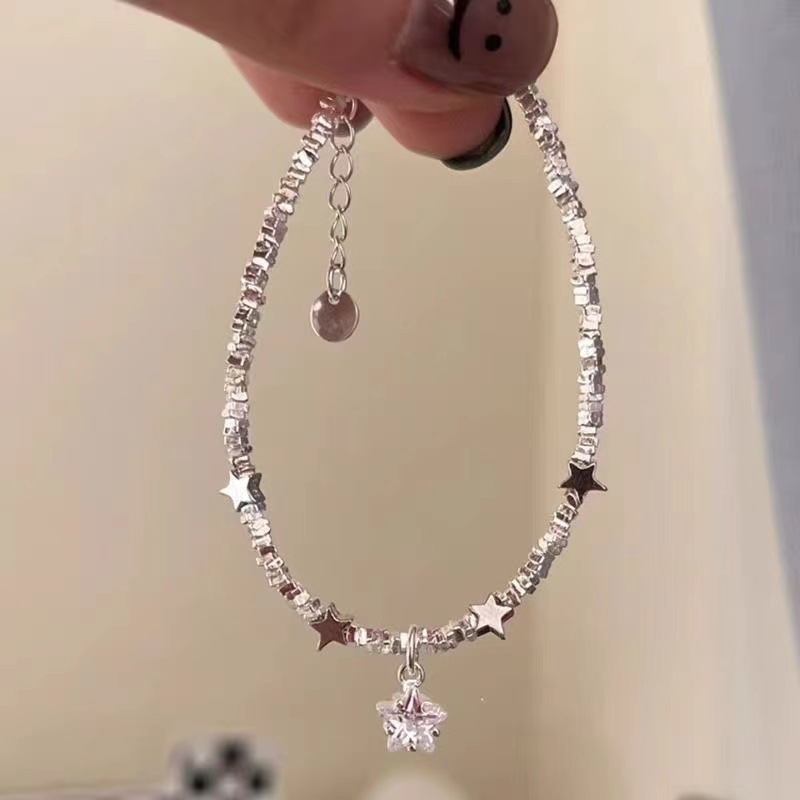 Korean-Style Star And Silver Fragment Bracelet