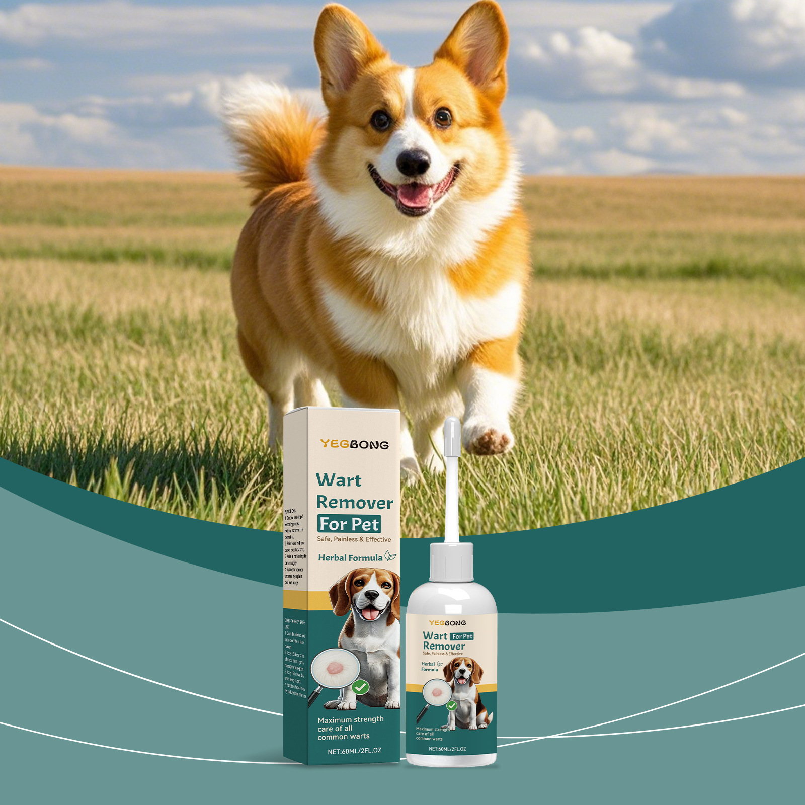 Yegbong Dog Skin Care Drops Herbal Essence