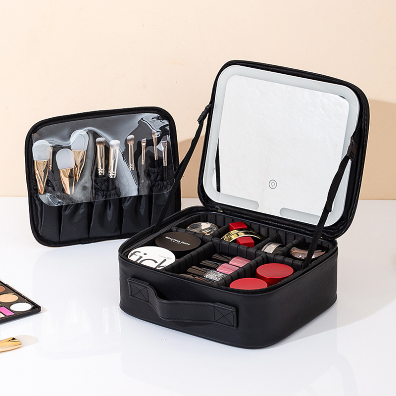 Neceser de Maquillaje con Espejo LED