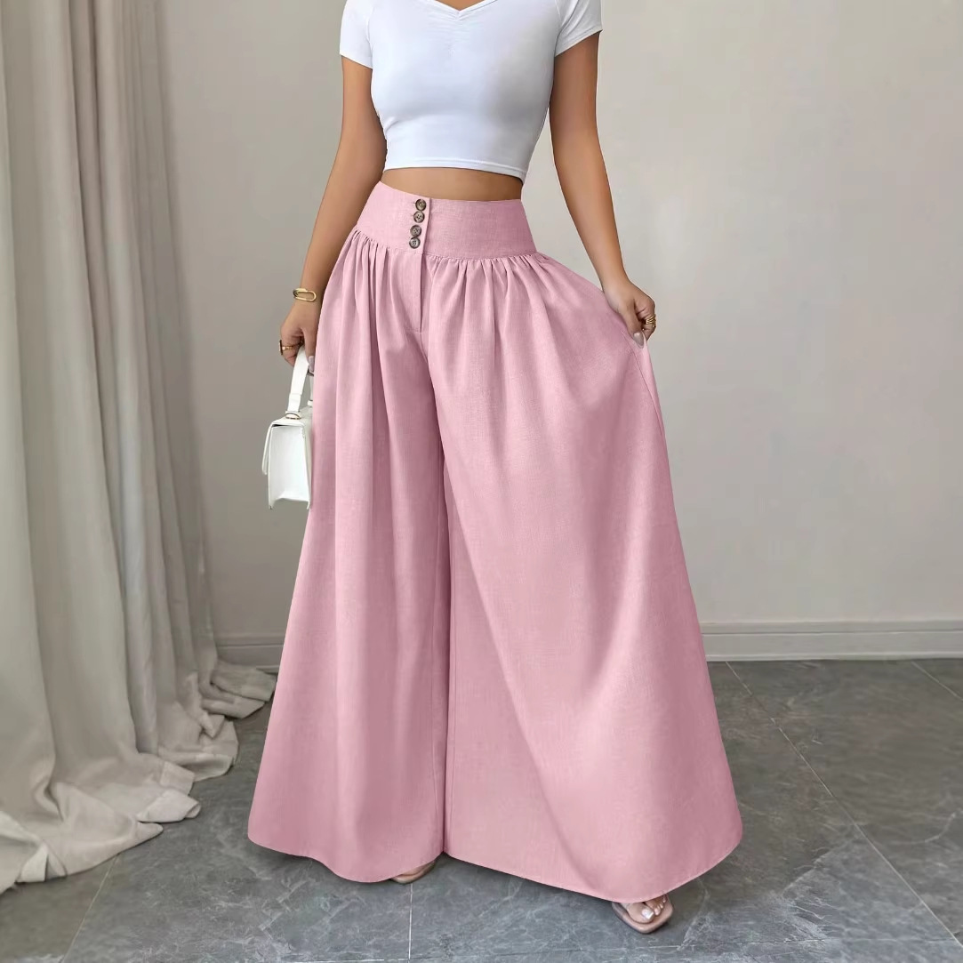 High-Waisted Wide-Leg Pants, picture 3 of 4