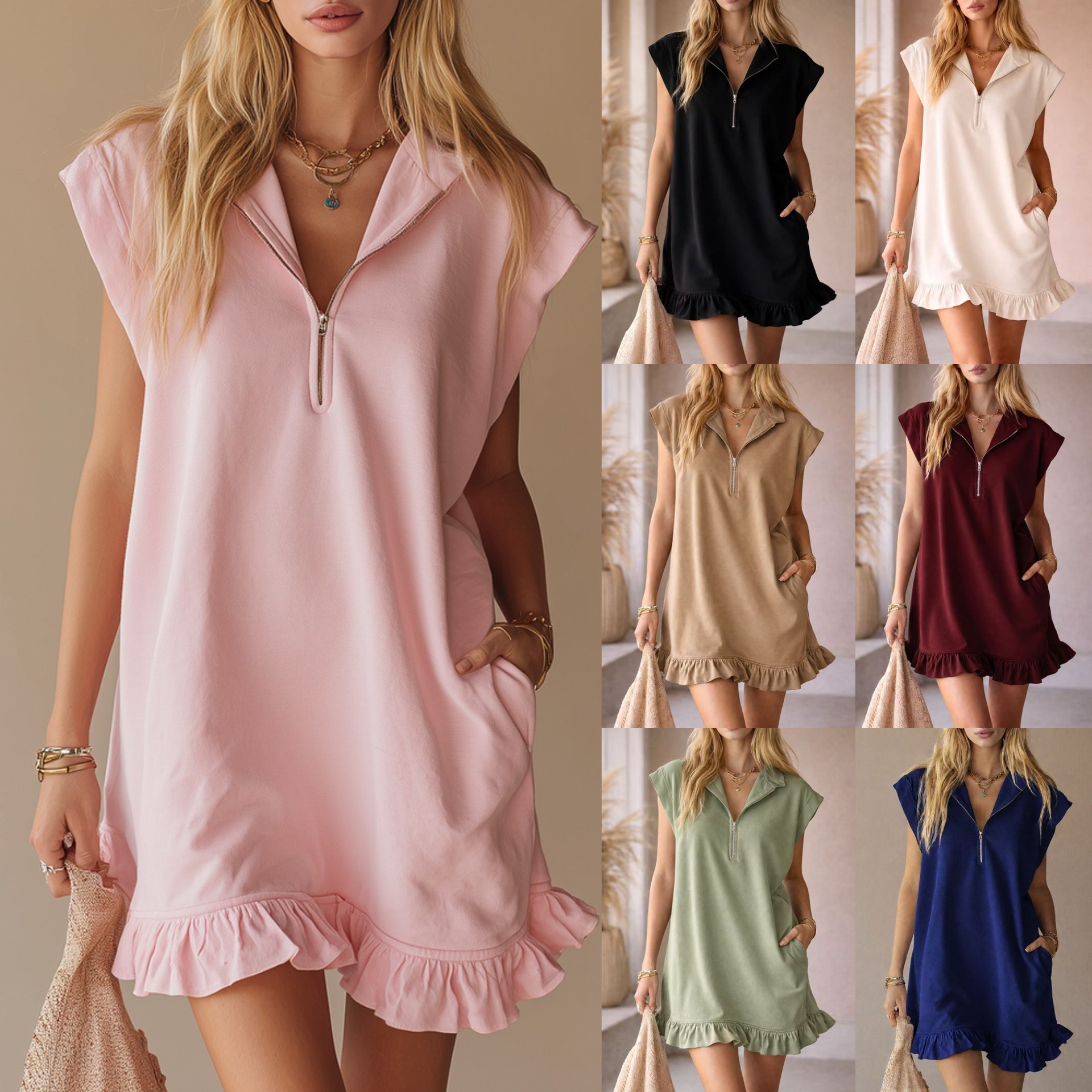 2026 Spring Summer New Women's Sleeveless Double