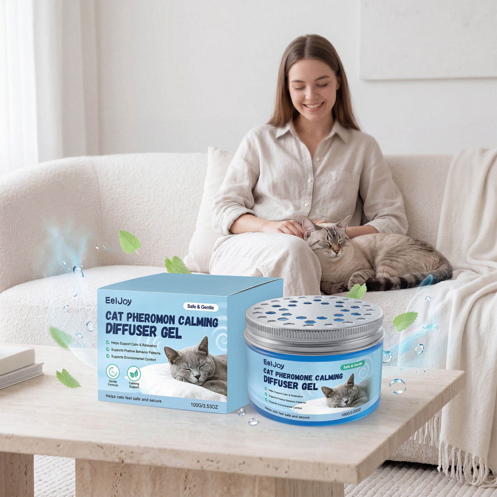 Eeljoy Cat Pheromone Gel Pet Soothing Emotion