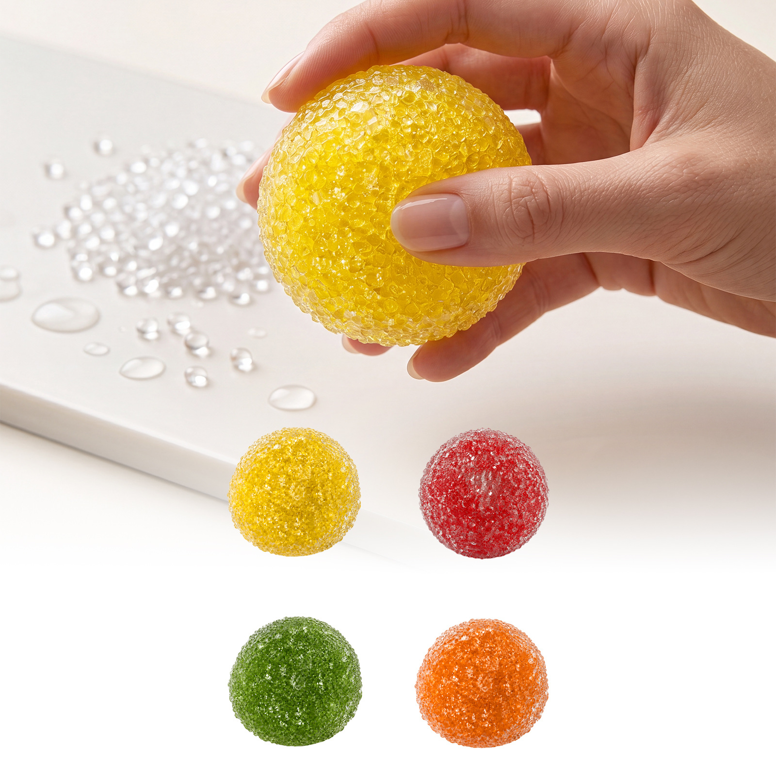 Dowmoo Ice Cream Smoothie Handmade Ball Toy With Special Bubble Texture Surface Design