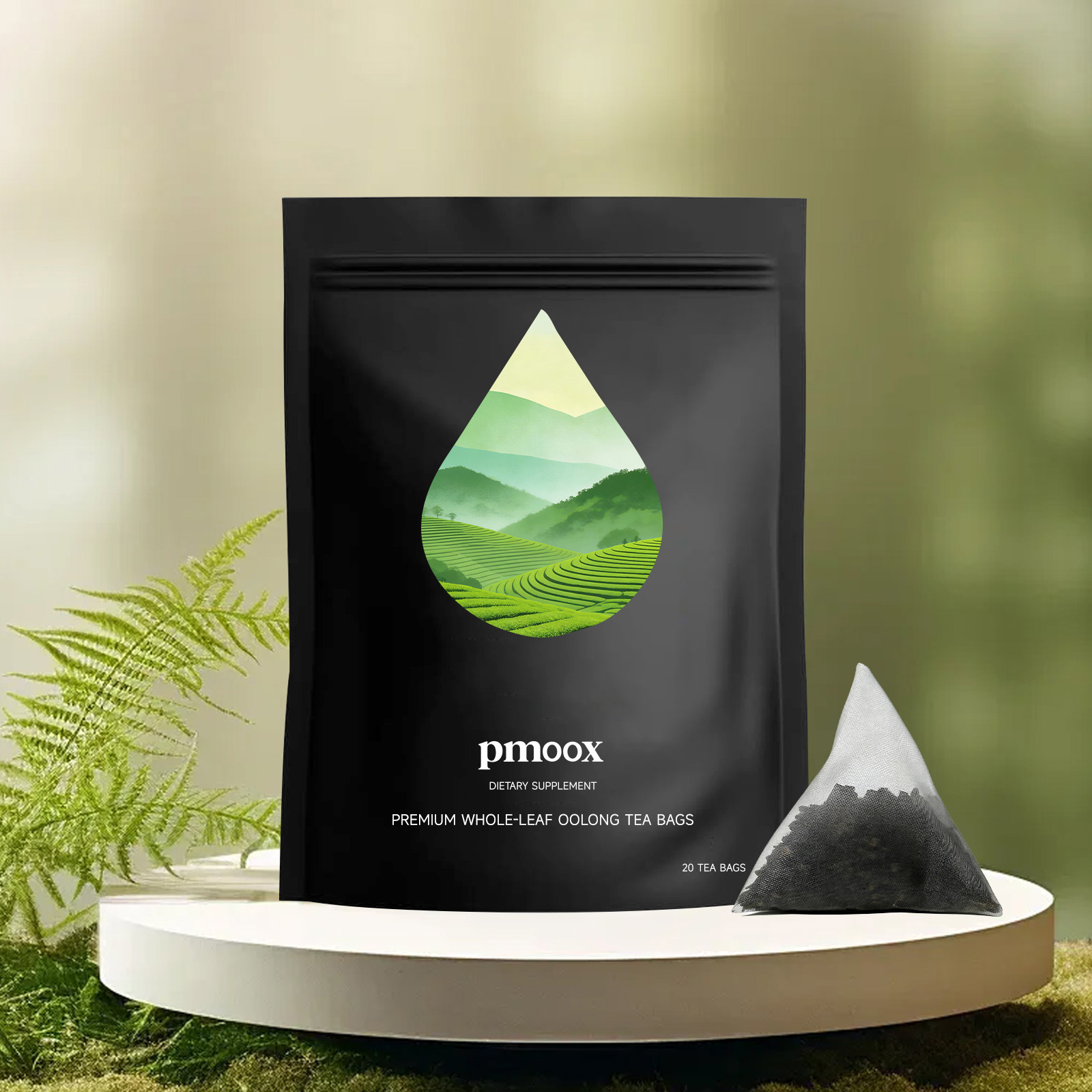 Pungi de ceai Pmoox Light Oolong pentru întreținerea zilnică a unei figuri frumoase, pungi de ceai portabile delicate și convenabile