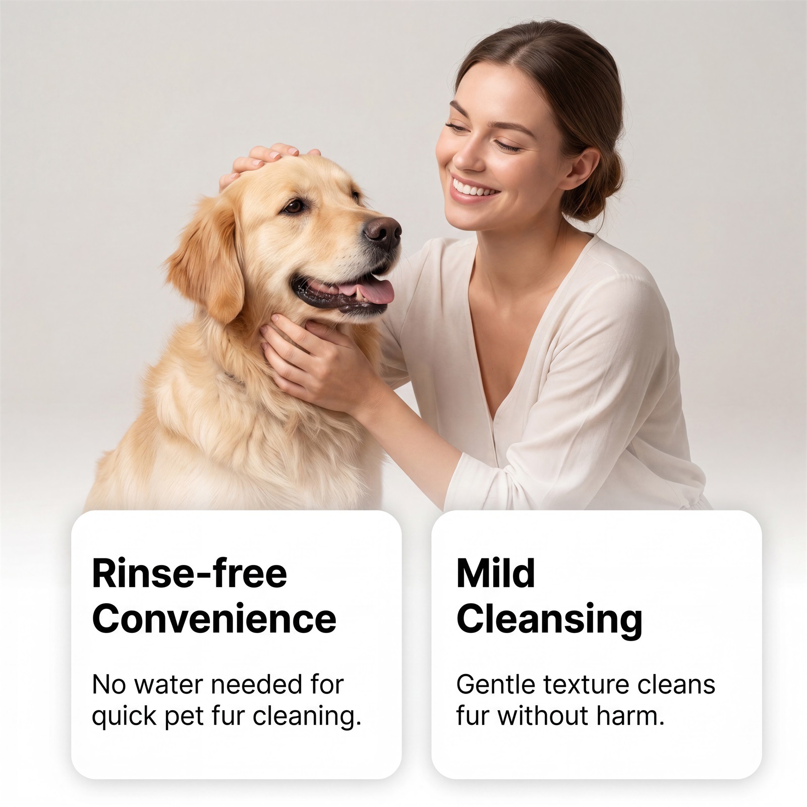 Eeljoy No-Rinse Shampoo For Dogs And Cats, Clean And Refreshing, Easy To Wipe Off, Convenient For Daily Cleaning, Practical Pet Supplies image 4