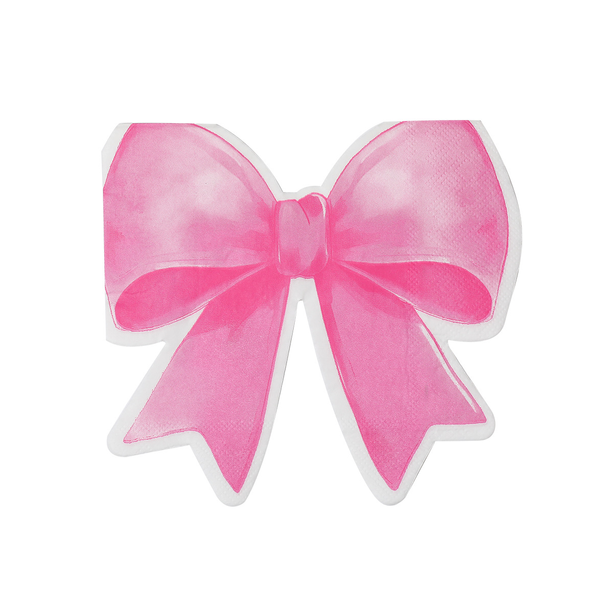 Bow-Shaped Special-Shaped Printed Napkins Party Napkins