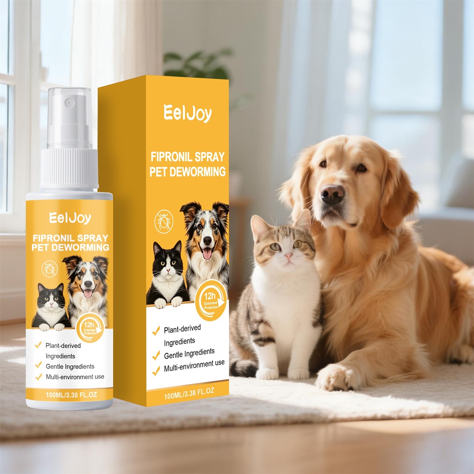 Eeljoy Pet Fipronil Spray Daily Body Surface
