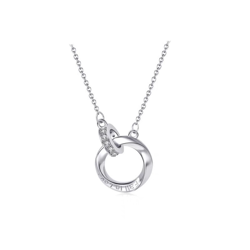Collier Bague Möbius Couple — Paire Homme et Femme 7